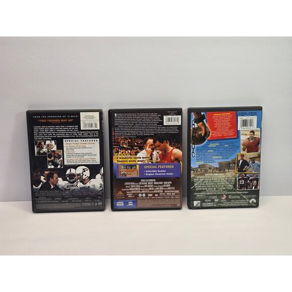 Bundle of 3 Football DVDs | Friday Night Lights | Hoosiers | Longest Yard - Picture 2 of 3